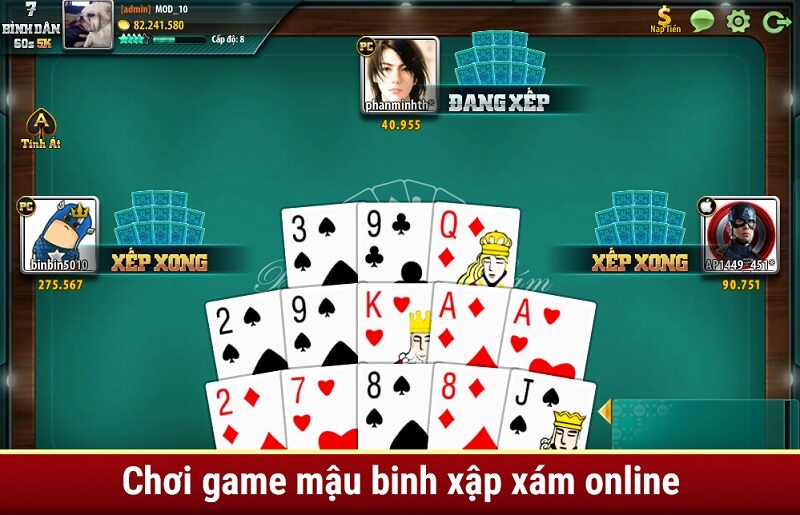 Game Mậu Binh online yo88